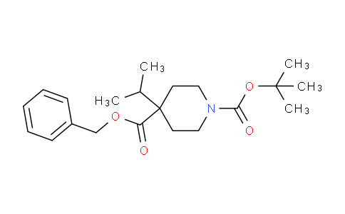 MC639928 | 1226776-80-2 | Benzyl N-Boc-4-isopropyl-4-piperidinecarboxylate