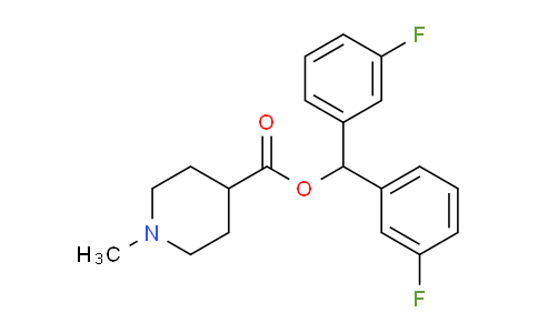 CAS No. 1404055-13-5, Bis(3-fluorophenyl)methyl 1-methylpiperidine-4-carboxylate