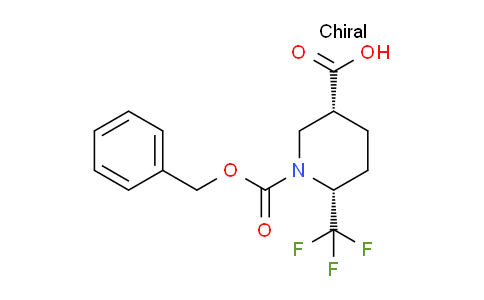 CAS No. 1419223-39-4, cis-1-((Benzyloxy)carbonyl)-6-(trifluoromethyl)piperidine-3-carboxylic acid