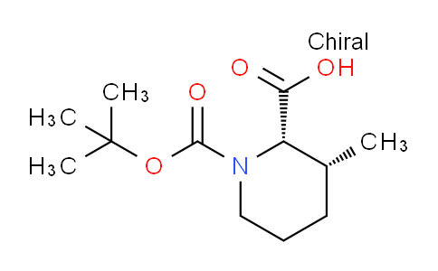 CAS No. 123834-09-3, cis-1-(tert-Butoxycarbonyl)-3-methylpiperidine-2-carboxylic acid