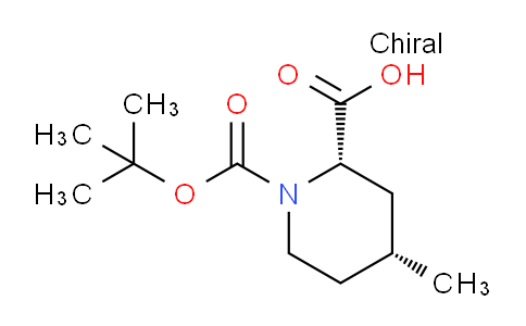 CAS No. 187752-72-3, cis-1-(tert-Butoxycarbonyl)-4-methylpiperidine-2-carboxylic acid