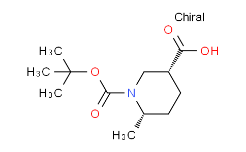 CAS No. 1253200-82-6, cis-1-(tert-Butoxycarbonyl)-6-methylpiperidine-3-carboxylic acid