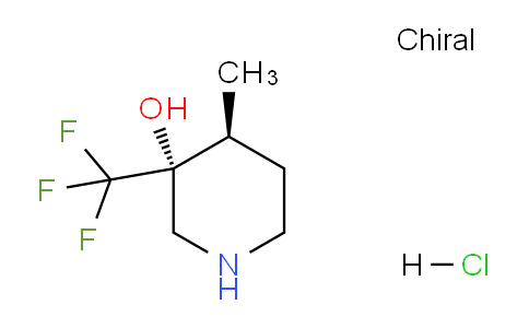 CAS No. 1951444-38-4, Cis-4-methyl-3-(trifluoromethyl)piperidin-3-ol hydrochloride