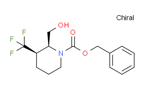 CAS No. 1951439-30-7, Cis-benzyl 2-(hydroxymethyl)-3-(trifluoromethyl)piperidine-1-carboxylate