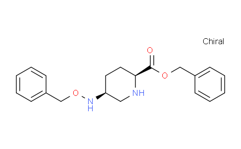 CAS No. 1401540-62-2, Cis-benzyl 5-((benzyloxy)amino)piperidine-2-carboxylate