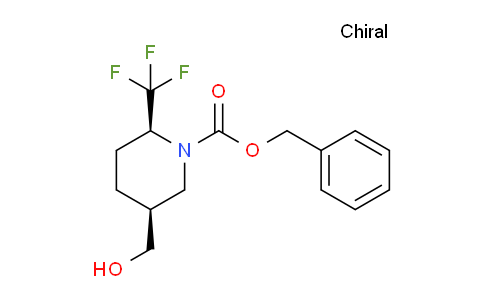 CAS No. 1951439-32-9, Cis-benzyl 5-(hydroxymethyl)-2-(trifluoromethyl)piperidine-1-carboxylate