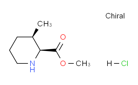 CAS No. 174681-81-3, cis-Methyl 3-methylpiperidine-2-carboxylate hydrochloride