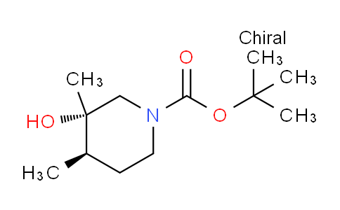 CAS No. 1956379-68-2, Cis-tert-butyl 3-hydroxy-3,4-dimethylpiperidine-1-carboxylate