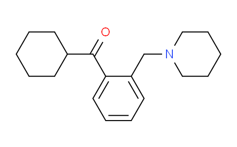 CAS No. 898773-89-2, Cyclohexyl 2-(piperidinomethyl)phenyl ketone