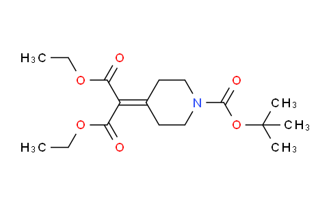 CAS No. 1251760-53-8, Diethyl 2-(1-(tert-butoxycarbonyl)piperidin-4-ylidene)malonate