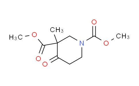 CAS No. 31633-71-3, Dimethyl 3-methyl-4-oxopiperidine-1,3-dicarboxylate