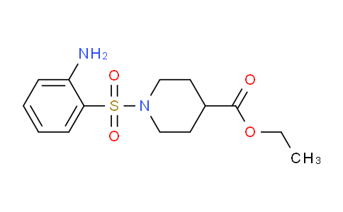 CAS No. 1306105-18-9, Ethyl 1-((2-aminophenyl)sulfonyl)piperidine-4-carboxylate