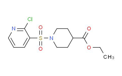 CAS No. 1156669-42-9, Ethyl 1-((2-chloropyridin-3-yl)sulfonyl)piperidine-4-carboxylate