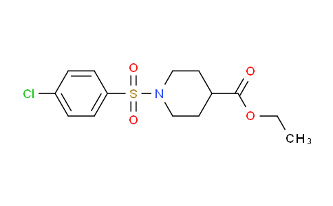 CAS No. 313685-03-9, Ethyl 1-((4-chlorophenyl)sulfonyl)piperidine-4-carboxylate