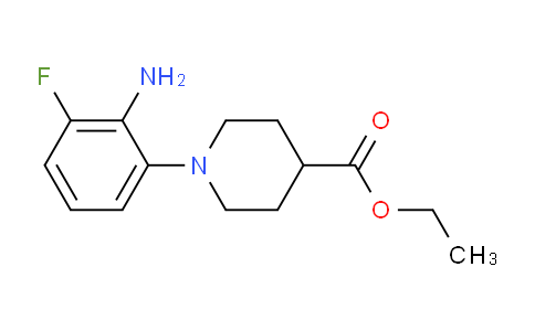 CAS No. 1233955-79-7, Ethyl 1-(2-amino-3-fluorophenyl)piperidine-4-carboxylate