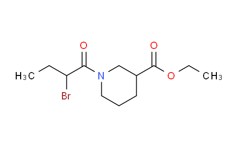 CAS No. 1119451-39-6, Ethyl 1-(2-bromobutanoyl)piperidine-3-carboxylate