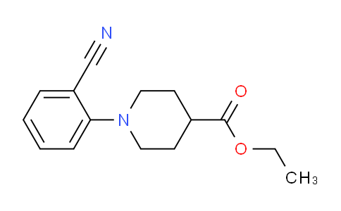 CAS No. 357670-16-7, Ethyl 1-(2-cyanophenyl)piperidine-4-carboxylate