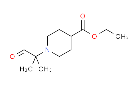 CAS No. 886360-88-9, Ethyl 1-(2-methyl-1-oxopropan-2-yl)piperidine-4-carboxylate