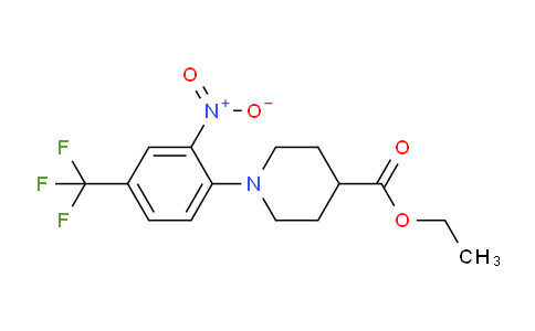 CAS No. 610259-53-5, Ethyl 1-(2-nitro-4-(trifluoromethyl)phenyl)piperidine-4-carboxylate