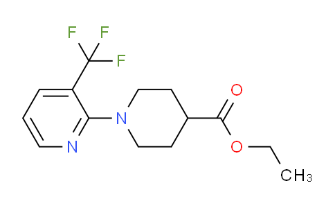 CAS No. 801306-50-3, Ethyl 1-(3-(trifluoromethyl)pyridin-2-yl)piperidine-4-carboxylate