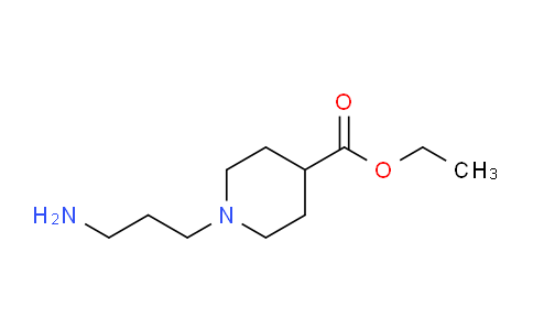 CAS No. 203664-62-4, Ethyl 1-(3-aminopropyl)piperidine-4-carboxylate