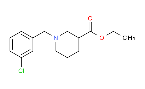 CAS No. 414889-03-5, Ethyl 1-(3-chlorobenzyl)piperidine-3-carboxylate