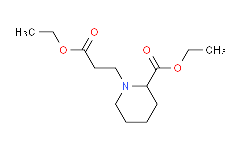 CAS No. 2840-37-1, Ethyl 1-(3-ethoxy-3-oxopropyl)piperidine-2-carboxylate