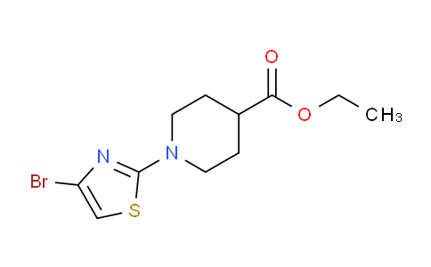CAS No. 1207618-17-4, Ethyl 1-(4-bromothiazol-2-yl)piperidine-4-carboxylate