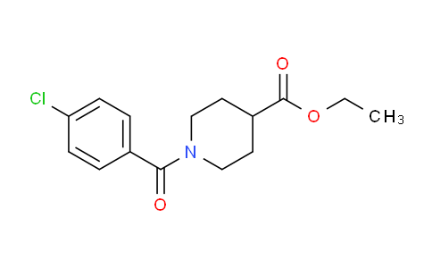 CAS No. 349397-63-3, Ethyl 1-(4-chlorobenzoyl)piperidine-4-carboxylate