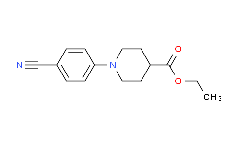 CAS No. 352018-90-7, Ethyl 1-(4-cyanophenyl)piperidine-4-carboxylate