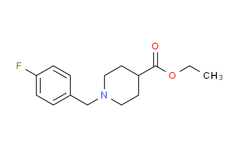 CAS No. 193538-24-8, Ethyl 1-(4-Fluoro-benzyl)-piperidine-4-carboxylate