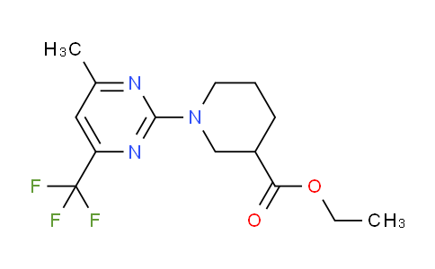 CAS No. 931998-13-9, Ethyl 1-(4-methyl-6-(trifluoromethyl)pyrimidin-2-yl)piperidine-3-carboxylate