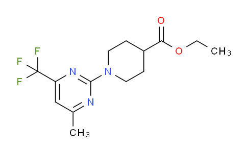 CAS No. 832740-03-1, Ethyl 1-(4-methyl-6-(trifluoromethyl)pyrimidin-2-yl)piperidine-4-carboxylate
