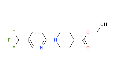 CAS No. 420844-59-3, Ethyl 1-(5-(trifluoromethyl)pyridin-2-yl)piperidine-4-carboxylate