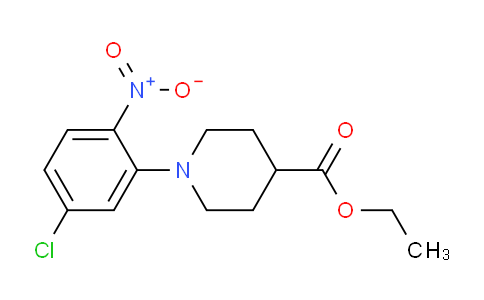 CAS No. 847408-05-3, Ethyl 1-(5-chloro-2-nitrophenyl)piperidine-4-carboxylate