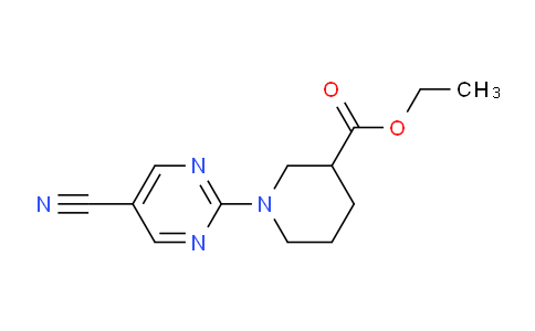 CAS No. 1707372-69-7, Ethyl 1-(5-cyanopyrimidin-2-yl)piperidine-3-carboxylate
