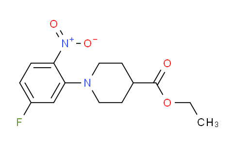 CAS No. 1355334-52-9, Ethyl 1-(5-fluoro-2-nitrophenyl)piperidine-4-carboxylate