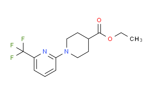CAS No. 1089330-56-2, Ethyl 1-(6-(trifluoromethyl)pyridin-2-yl)piperidine-4-carboxylate