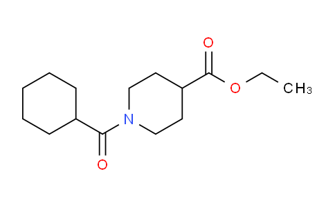 CAS No. 548789-52-2, Ethyl 1-(cyclohexanecarbonyl)piperidine-4-carboxylate