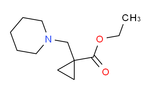 CAS No. 1956336-05-2, Ethyl 1-(piperidin-1-ylmethyl)cyclopropanecarboxylate