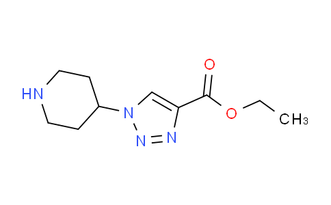 CAS No. 1211517-35-9, Ethyl 1-(piperidin-4-yl)-1H-1,2,3-triazole-4-carboxylate