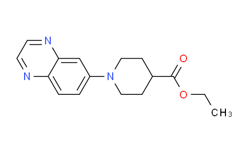 CAS No. 453557-64-7, Ethyl 1-(quinoxalin-6-yl)piperidine-4-carboxylate