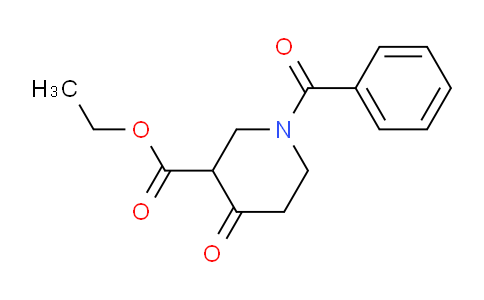 CAS No. 4451-86-9, Ethyl 1-benzoyl-4-oxopiperidine-3-carboxylate