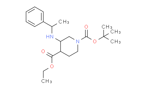 CAS No. 1016259-54-3, Ethyl 1-Boc-3-(1-phenylethylamino)piperidine-4-carboxylate