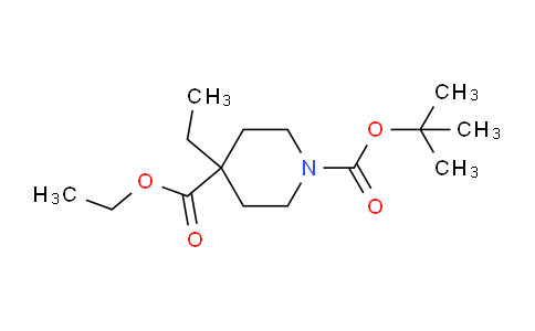CAS No. 188792-70-3, Ethyl 1-Boc-4-ethyl-4-piperidine carboxylate