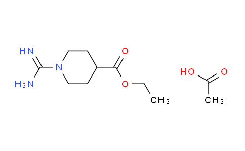 CAS No. 1208081-80-4, Ethyl 1-carbamimidoylpiperidine-4-carboxylate acetate