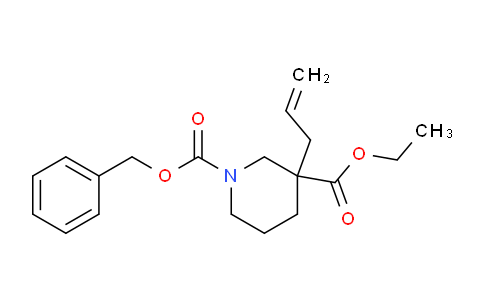 CAS No. 1363166-44-2, Ethyl 1-Cbz-3-allylpiperidine-3-carboxylate