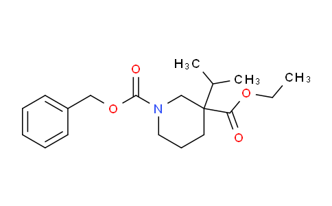 CAS No. 1363166-26-0, Ethyl 1-cbz-3-isopropylpiperidine-3-carboxylate
