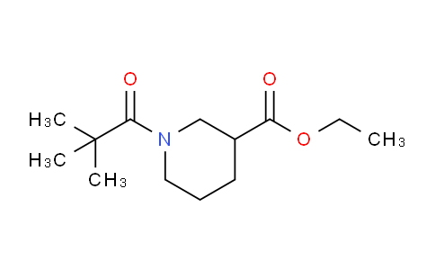 CAS No. 774184-77-9, Ethyl 1-pivaloylpiperidine-3-carboxylate