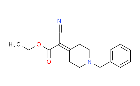 CAS No. 1463-52-1, Ethyl 2-(1-benzylpiperidin-4-ylidene)-2-cyanoacetate